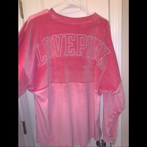 Velour PINK top and leggings set (AVAILABLE TO BE SOLD SEPARATELY)